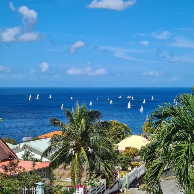 Ti Sucrier Jaune - Douceur Caraibe Vue Mer Le Carbet Eksteriør billede